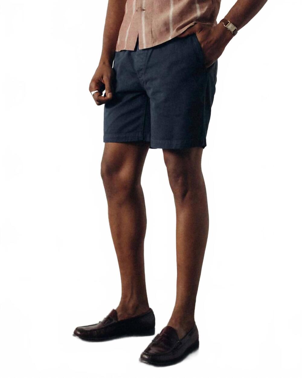 NEW TAYLOR STITCH apres pull-on short in navy